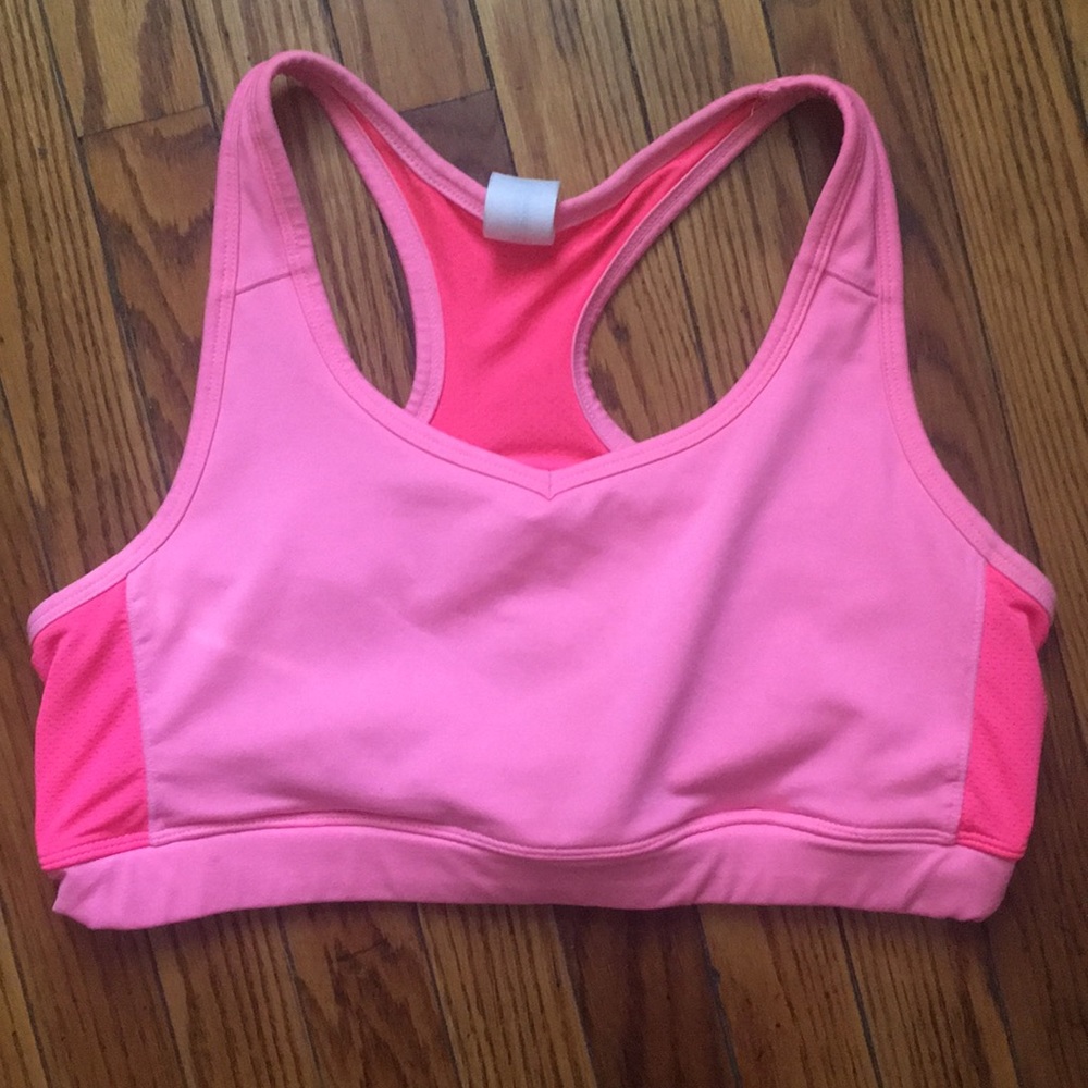 Gap sports bra hot pink size medium